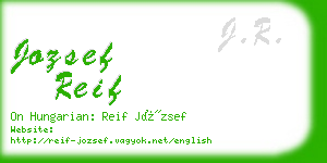 jozsef reif business card
